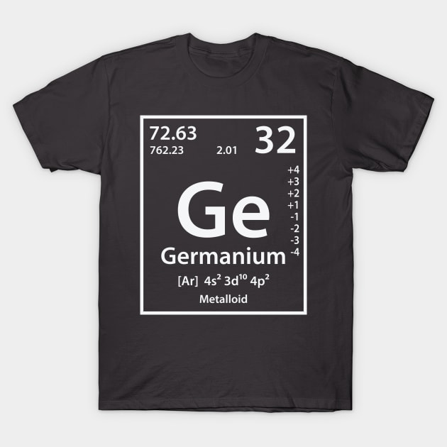 Germanium Element T-Shirt by cerebrands